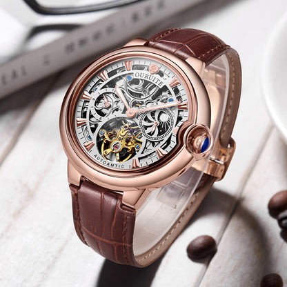 Hollow Mechanical Waterproof Watch