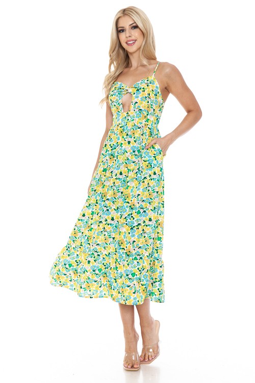 Women Floral Maxi Dress