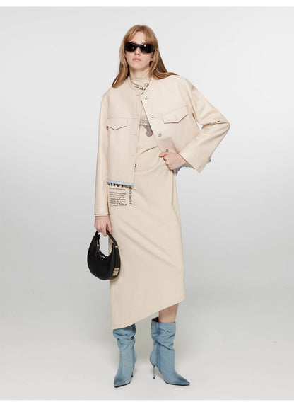 City Frame Bias-Cut Dress