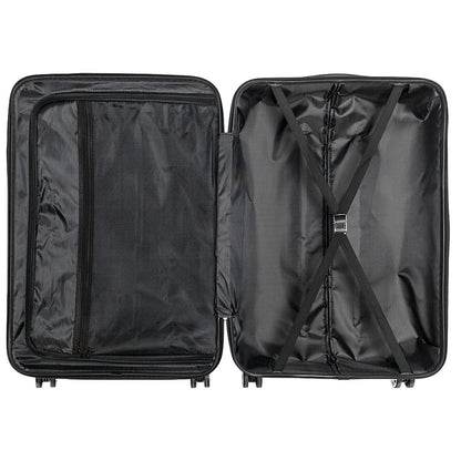 Three In One ABS Suitcase 20 Inches 24 Inches 28 Inches Blue