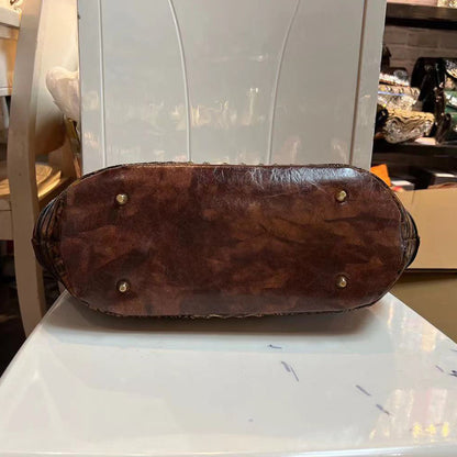 Vintage Head Layer Cowhide Leather Bag