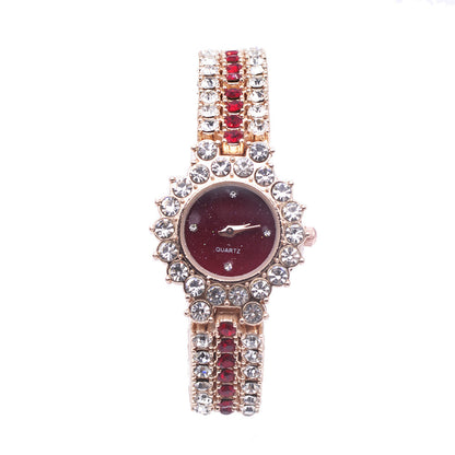 Steel Band Bracelet Two-Piece Watch Set