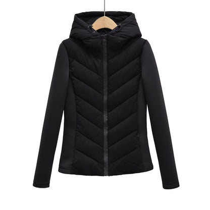 Autumn And Winter New Slim Fit Slimming Hooded Cotton Coat Jacket