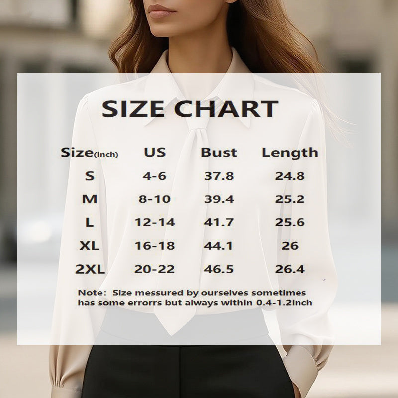 Women's Solid Color Long Sleeve Classic Shirt - Machine Washable Versatile Top For Casual & Office Wear
