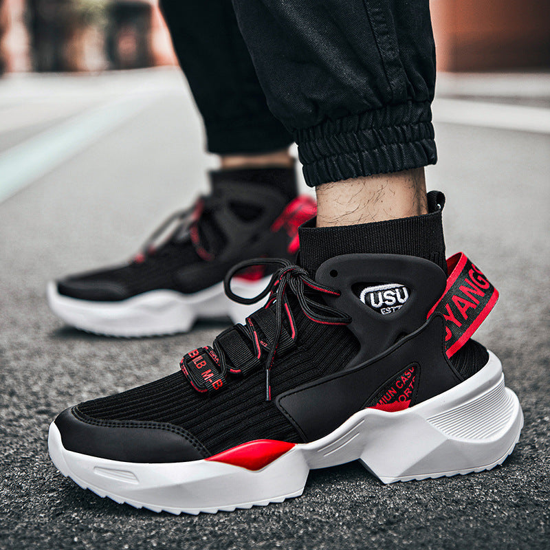 Men’s Flying Knit Basketball Shoes – Sock-Style Sneakers
