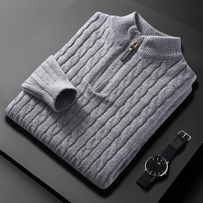 Diamond Lattice Sweater For Men