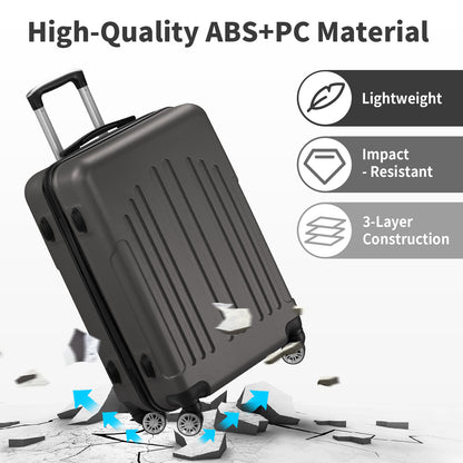 Three In One ABS PC Suitcase 20in 24in 28in Suitcase