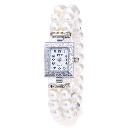 Women’s Rectangular Casual Watch with Bracelet