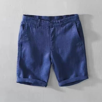 Men's Casual Solid Color Pants Breathable Shorts