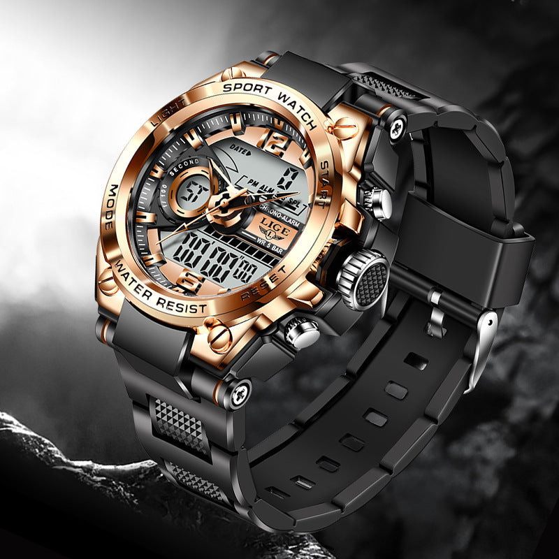 Luxury Quartz Waterproof Watch with Luminous Dial