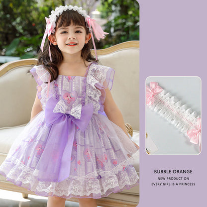 Girls' Lolita Puffy Dress