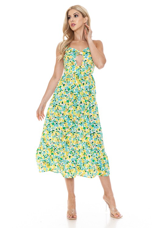 Women Floral Maxi Dress