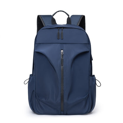 PU Backpack Fashion Large Capacity Men's Casual Backpack Commuter Trend Backpack Student School Bag