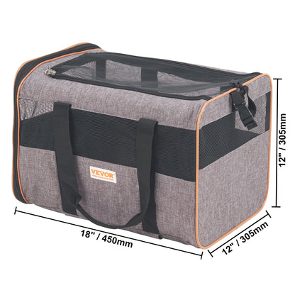 Rolling Pet Carrier With Telescopic Handle And Shoulder Strap