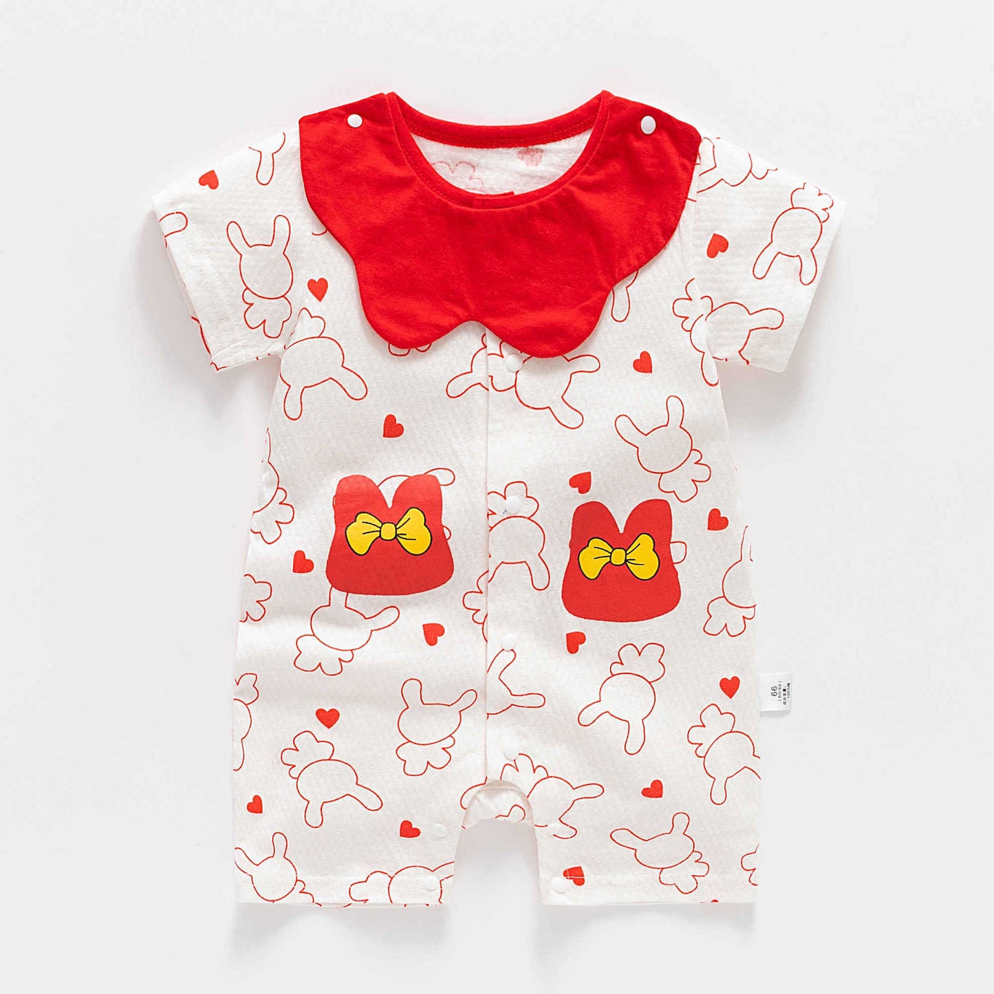 Baby Boys’ Summer Jumpsuit – Thin Cotton Short Sleeve Toddler Clothes
