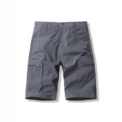 American Workwear Zipper Shorts High Street Fashion Outer Wear Loose Breeches