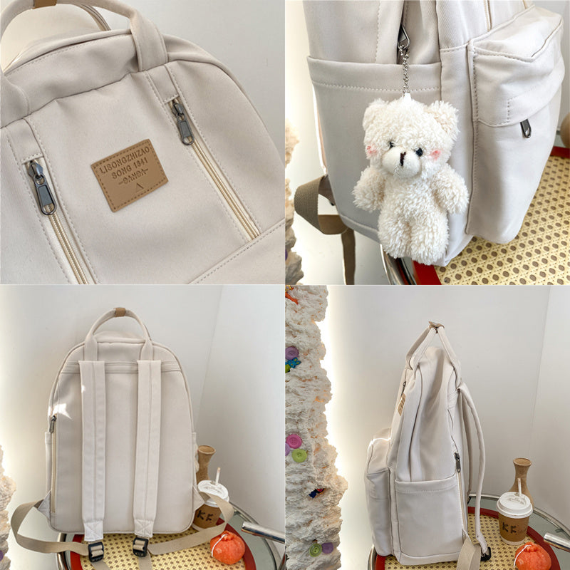 Cool School Backpack – Double Zipper Tote Bag for Students