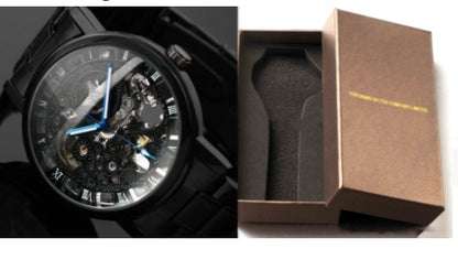 Men’s All-Black Automatic Mechanical Fashion Watch