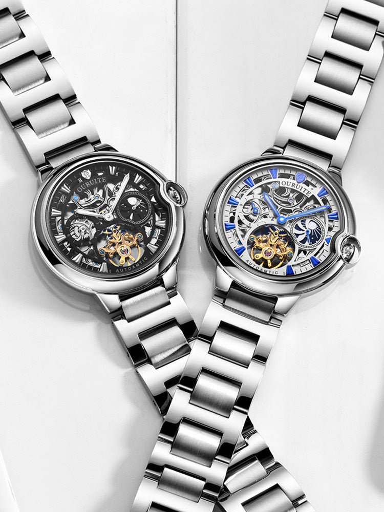Hollow Mechanical Waterproof Watch