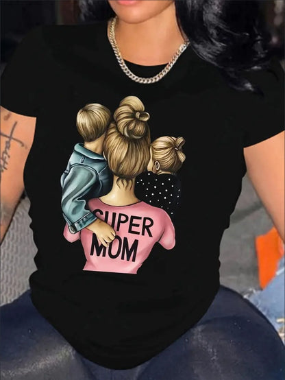 Graphic Print T-Shirt For Women