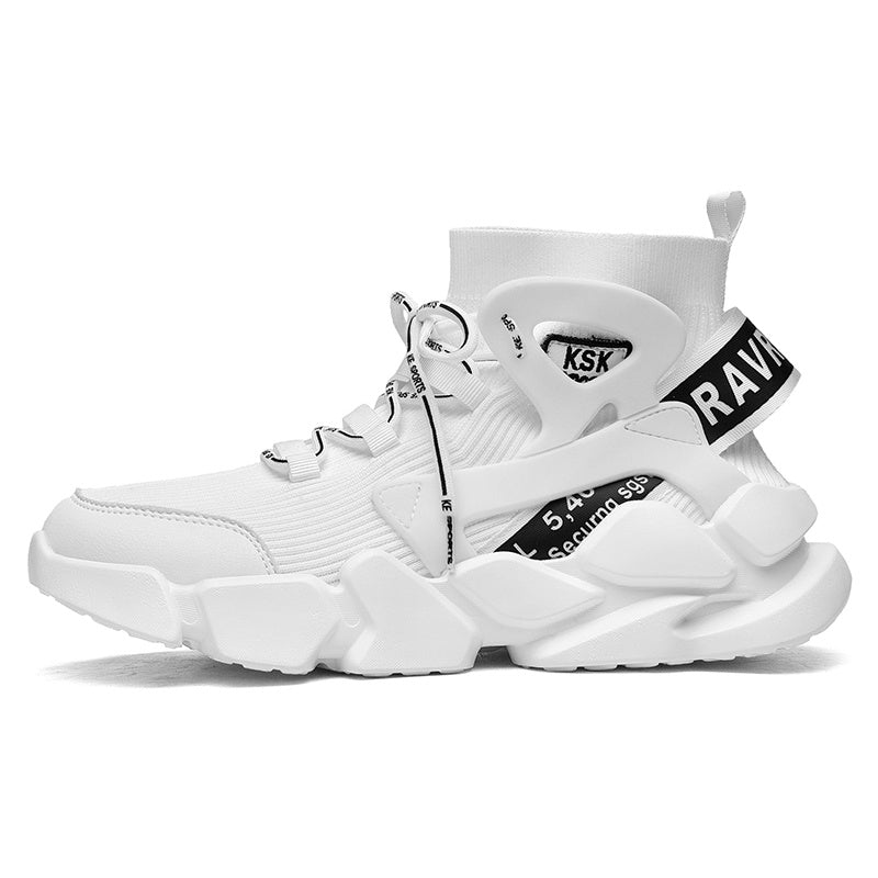 Men’s Height Boost Sneakers – Thick-Soled Casual Running Shoes
