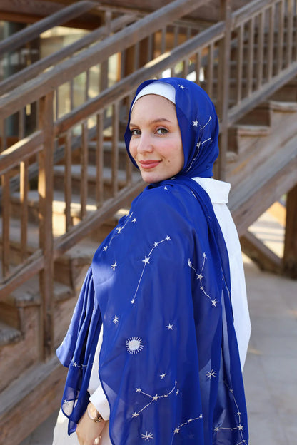 Satin Printed Hijab Printed Shawl Headscarf