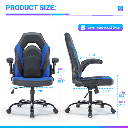 Computer Gaming Chair With Lumbar Support