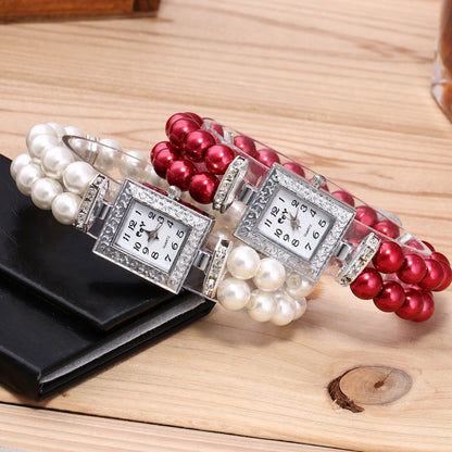 Women’s Rectangular Casual Watch with Bracelet
