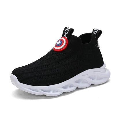 Children’s Knitted Sneakers – Kids’ Small White Shoes for Boys