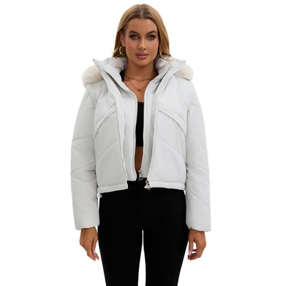 Women's Removable Sleeves, Two Pieces Cotton-padded Waistcoat