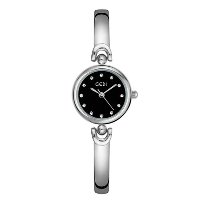Women’s Simple Round Dial Bangle Quartz Watch