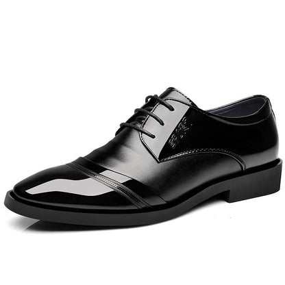 Men’s Korean Style Pointed Leather Shoes – Casual Fashion Business Wear