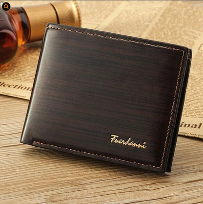 Men’s Bifold Leather Wallet – Credit Card & ID Holder Billfold Purse