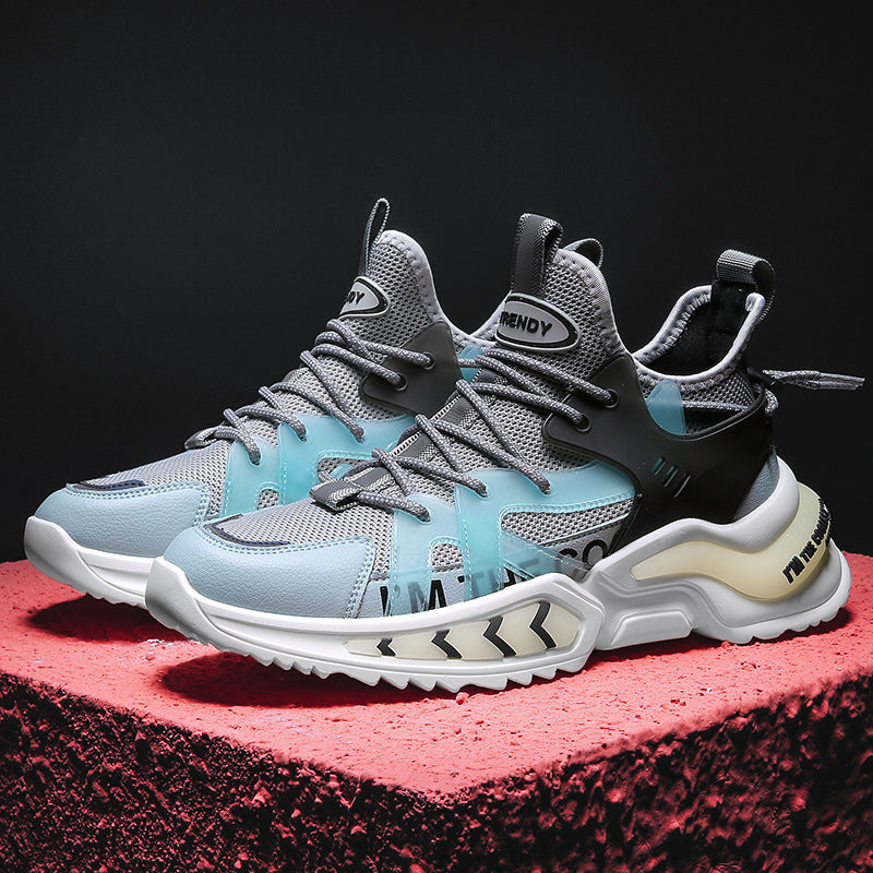 Men’s High-Top Fashion Sneakers – Athletic Running & Walking Shoes