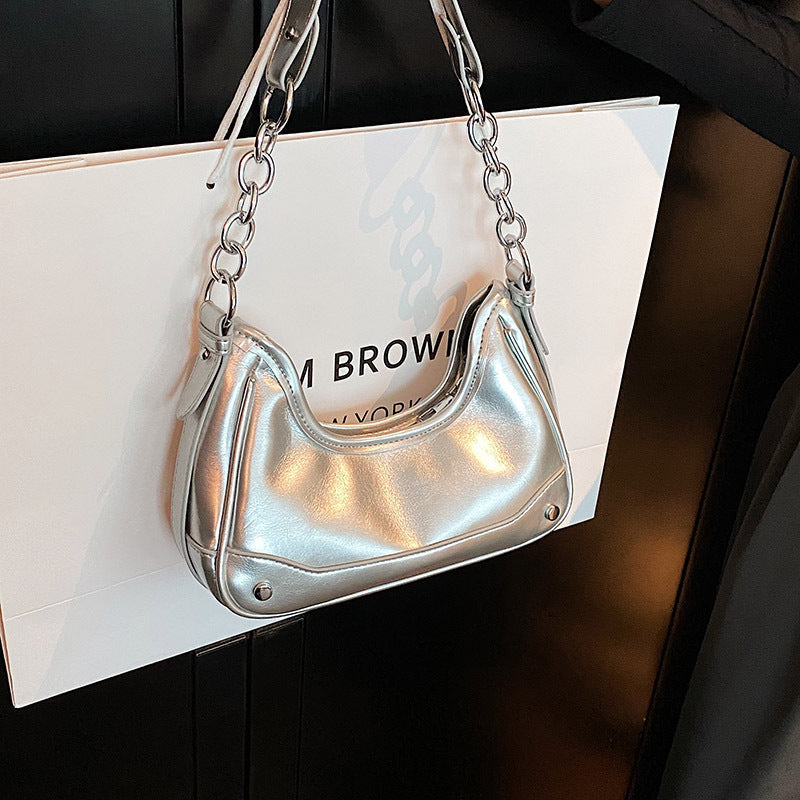 Women’s Shoulder Bag – High-Grade Simple Western Style Underarm Purse