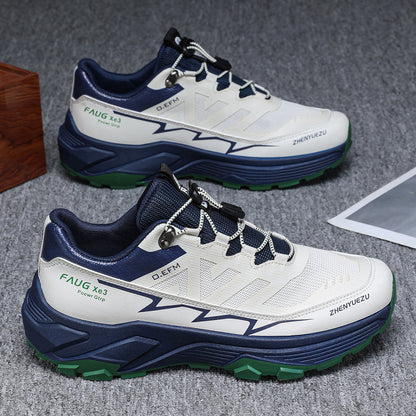 Men’s Color block Sneakers – Outdoor Hiking & Casual Sports Shoes