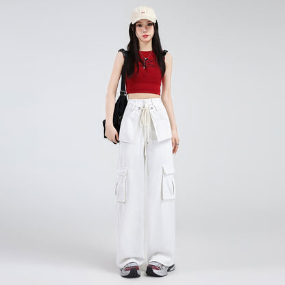 Women’s Lemon Yellow Denim Overalls