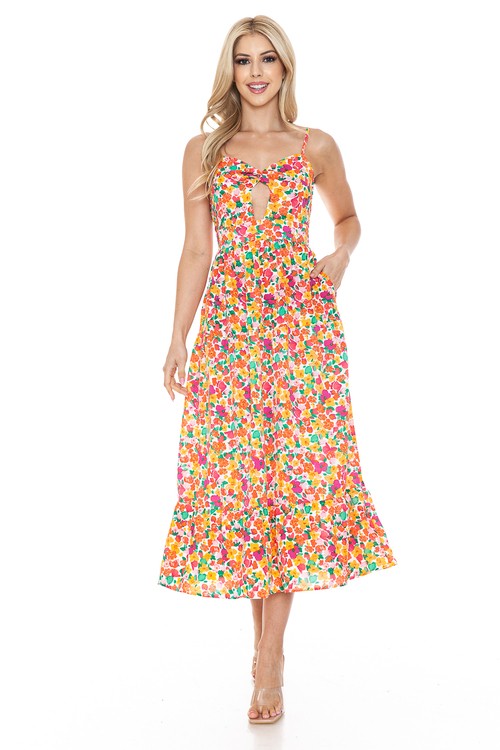 Women Floral Maxi Dress