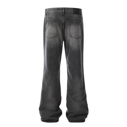 Punk Make Old Ripped Denim Pants Men