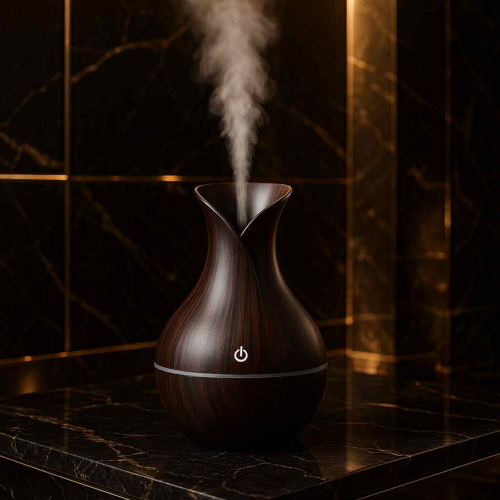 Luxury Dark Brown Ultrasonic Humidifier