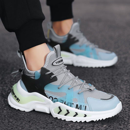 Men’s High-Top Fashion Sneakers – Athletic Running & Walking Shoes