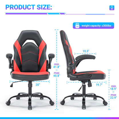 Computer Gaming Chair With Lumbar Support