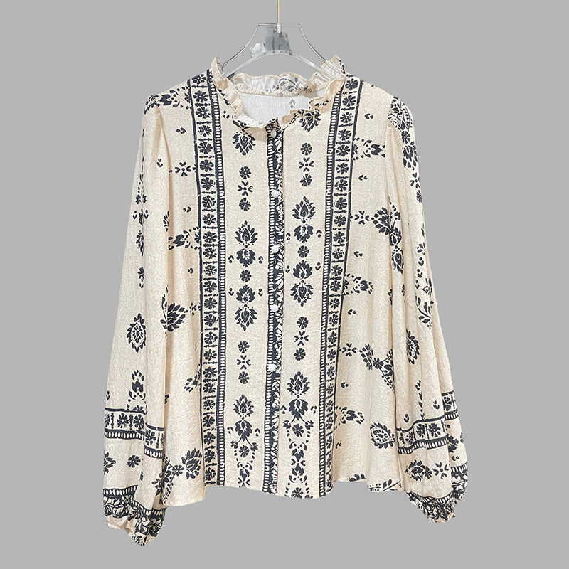 Women's Elegant Printed Blouse
