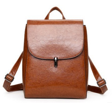 Women’s Leather Backpack – High Quality Fashion School Bag