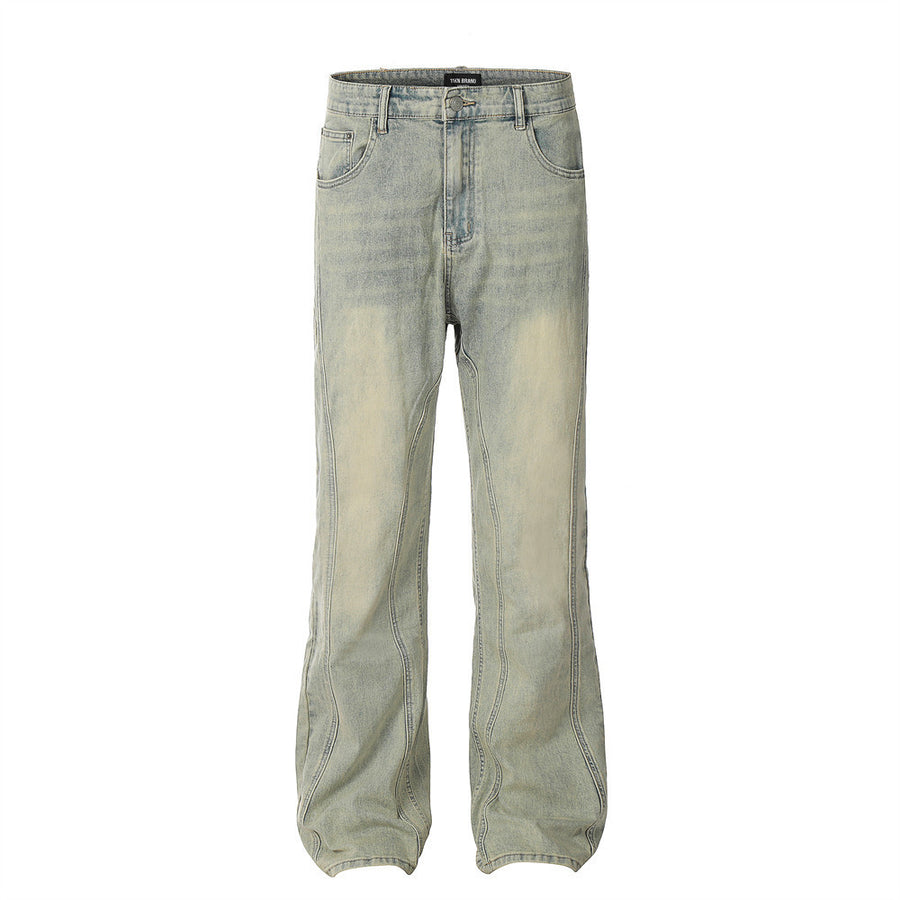 Denim Trousers American Street Fashion INS Men