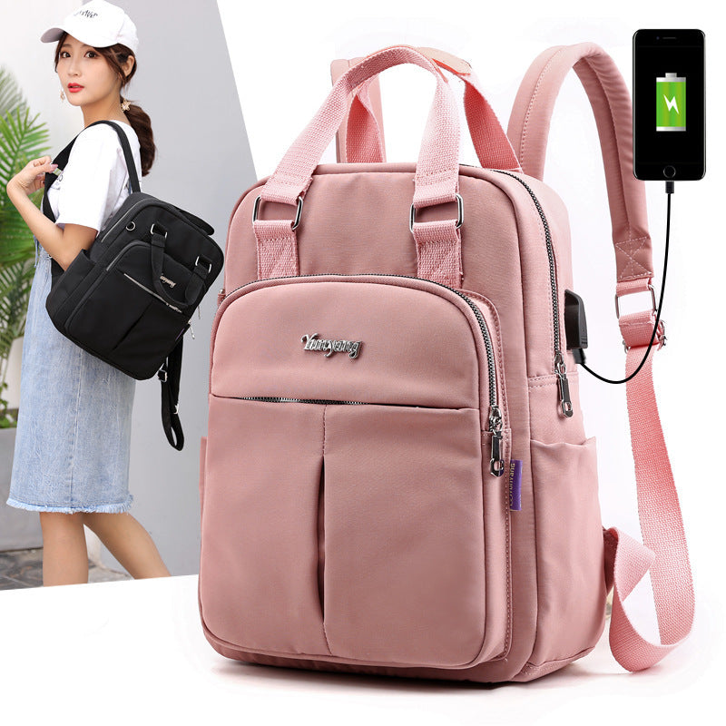 Women’s School Backpack – Large Capacity Multi-Pocket Bag for Teen Girls
