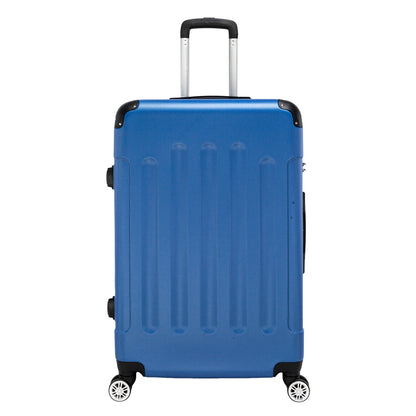 Three In One ABS Suitcase 20 Inches 24 Inches 28 Inches Blue