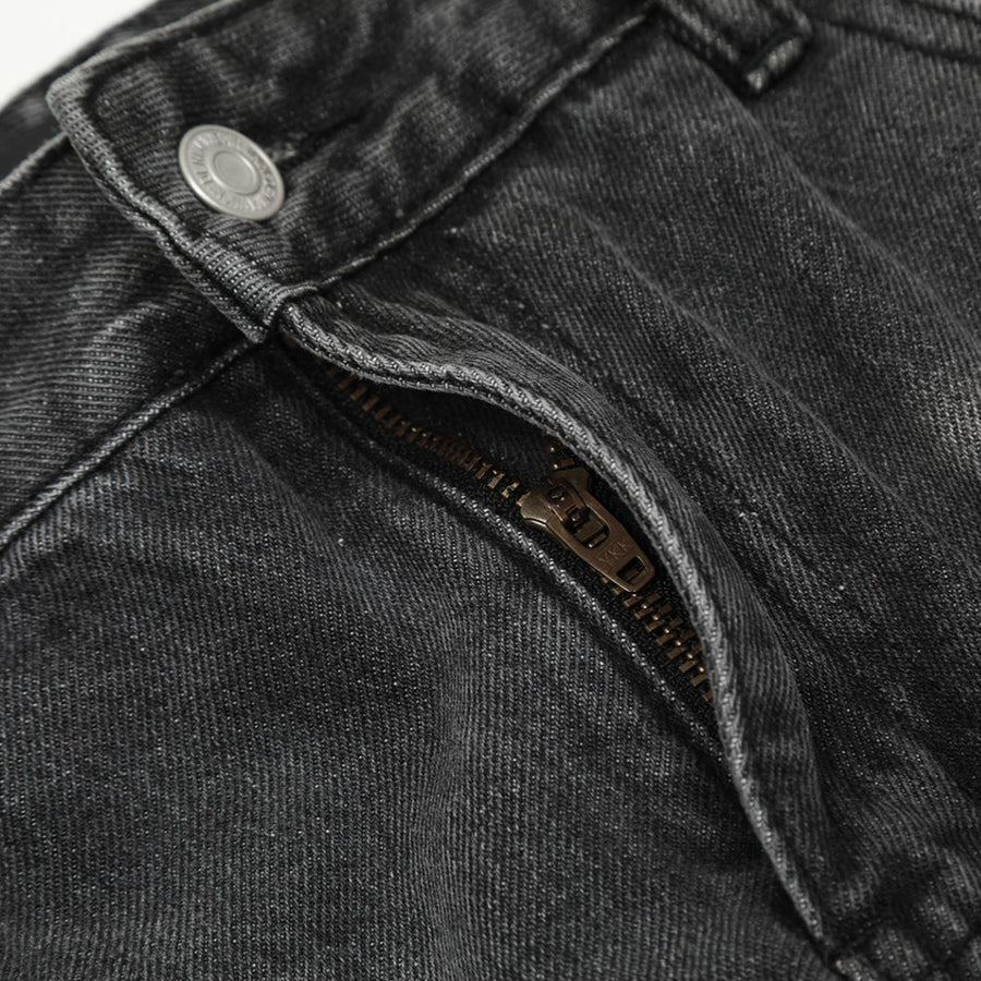 Punk Make Old Ripped Denim Pants Men