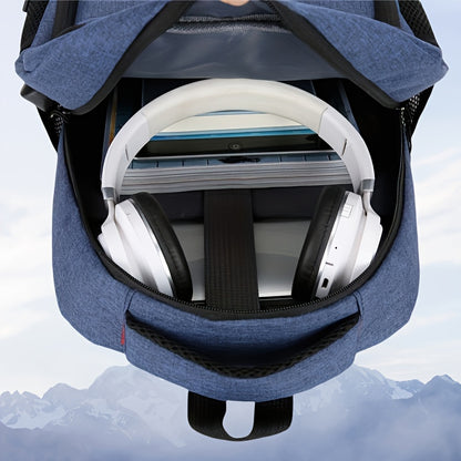 Oxford Cloth Backpack – Large Capacity Laptop Bag for Casual Daily Commuting