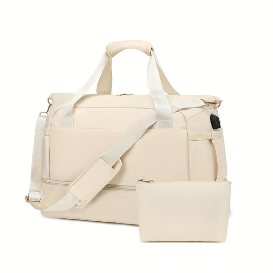 Women’s Travel Duffel Bag – Sports, Gym, Yoga, Weekender Overnight Tote